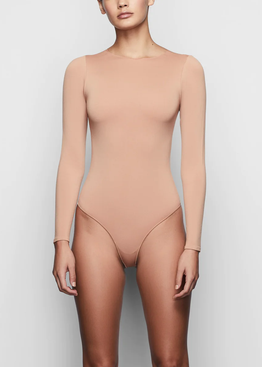 ESSENTIAL CREW NECK LONG SLEEVE BODYSUIT